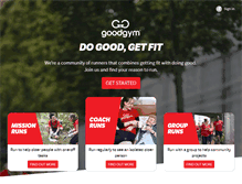 Tablet Screenshot of goodgym.org